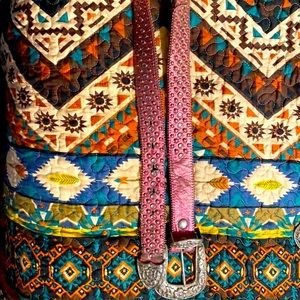 Pink Rhinestone Belt